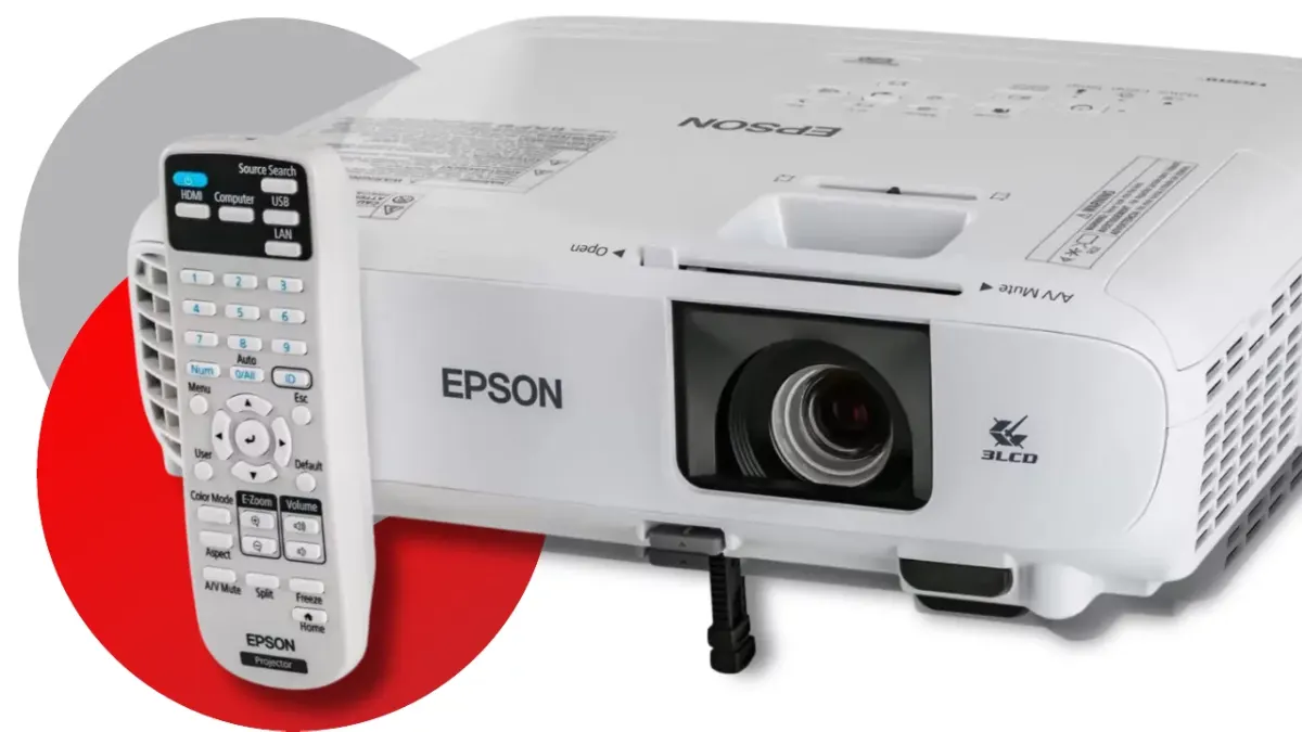 Projetor Epson mais contratado